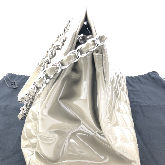 Chanel Mademoiselle Bowler Taupe Patent - Picture 3 of 7